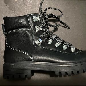 J.Crew Leather Lace up Boots